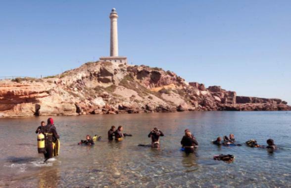 Cabo Palos Apt Salinas Marchamalo*Playa Amoladeras Палос Экстерьер фото